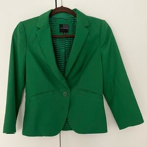 The Limited Kelly Green Women's Cropped Blazer